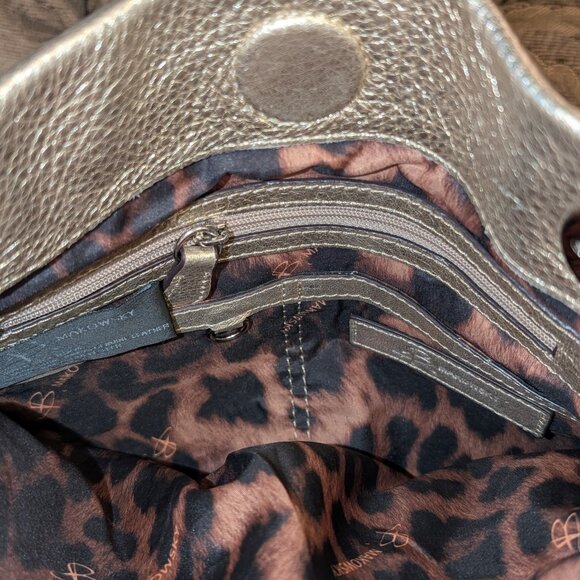 EUC B. Makowsky Gold Crossbody Bag with Luxurious Shimmer - Picture 15 of 16